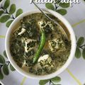 Palak tofu