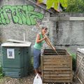 Baptème de Fanny, récolte de pommes de terre et gouter sur banc