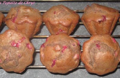 Muffins sarrasin-rapadura-groseilles