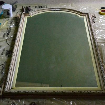 Restauration meuble : miroir