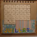 Calendrier des anniversaires - JUILLET