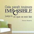 Cela parait toujours impossible...