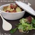 Pommes de terre sautées à la Fleur de Sel et Saucisse de Morteau