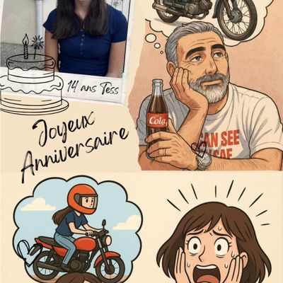 « 1 bougie de plus pour 2 roues de trop »