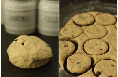 Scones aux raisins secs, très faciles