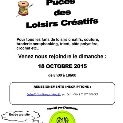 les puces des loisirs créatifs