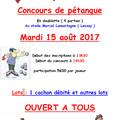 Concours de pétanque