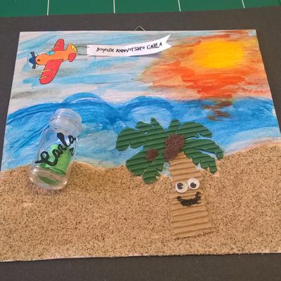 une belle carte d'anniversaire 