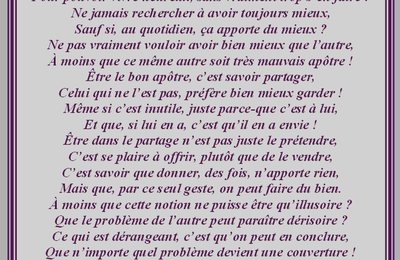 Même si ce n'est pas bien !