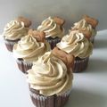 Cupcakes aux spéculoos et au chocolat