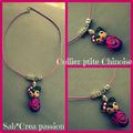 Collier Chinoise en fimo, pour une grande princesse de 3 ans