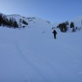 13/01/12 : Ski de rando : Pointe de Pré Fleury face N 4.1 E3 et couloir NW de la Pointe des Savolaires 3.3 E2