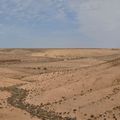 le plateau de la Plage Blanche traversé par