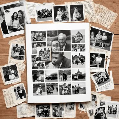 Trésors de mémoire d’un parent décédé.