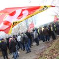 Le 7 décembre 2017 à RANVILLE: une manifestation électrique de la CGT NORMANDIE