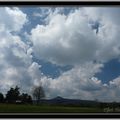 Les cumulus dans le ciel ce 20 Avril 2010