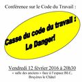  !! Modification !! Conférence sur le Code du Travail - 12 Février 2016 - Gérard Filoche