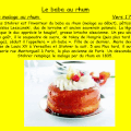 le baba au rhum, vers 1720