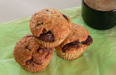 Muffins coco, pralinoise et Nutella : comment se réconforter par ce temps pourri!