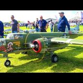 GIGANTIC 148KG B-25 MITCHELL SCALE RC APACHE PRINCESS WITH 2x 400 CC MOKI RADIAL MOTORS