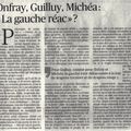 Marcel GAUCHET, Michel ONFRAY... Le courage de deux grands intellectuels NORMANDS!