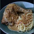 Poulet au vin blanc