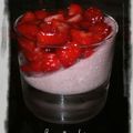 Panna cotta aux fraises