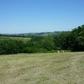 Il fait beau... Les foins ont commencé... Les tracteurs ronronnent dans la campagne...!