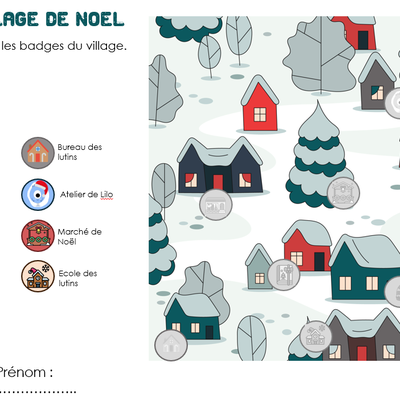 Ateliers à badges : Noël
