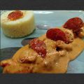 Emincé de poulet sauce chorizo (Thermomix)