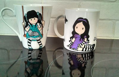 mug customisé au posca