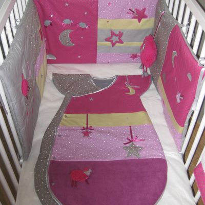 Thème de chambre moutons/lune/étoiles