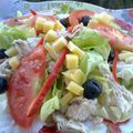 Salade simplissime au poulet