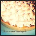 Tarte au citron meringuée 