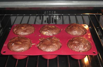 Muffins chocolat banane