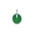 Impressive Jadeite and Diamond Pendant-Ring