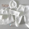 FICHE TRICOT BEBE, explications tricot TUTO, modèle, layette, tricot bb