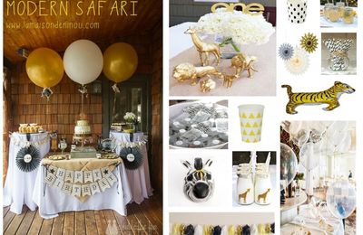 Inspirations ANNIVERSAIRE Enfant 2015 #4 : MODERN SAFARI ! 