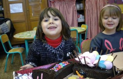 Anniversaire à l'école