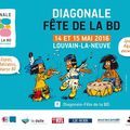 Prix diagonale ( fete de la BD 2016 ) a louvain la neuve ; belgique 