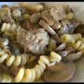 Sauté de veau au champignon   