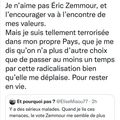 Mila dit "n'avoir plus d'autre choix" qu'Eric Zemmour: de "l'universalisme" à l'univerracisme