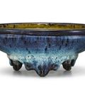 A Shiwan jun-type narcissus bowl , Ming dynasty