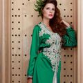 Caftan 2014 vert moderne