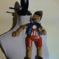 Cu375 : Marionnette Pinochio bois