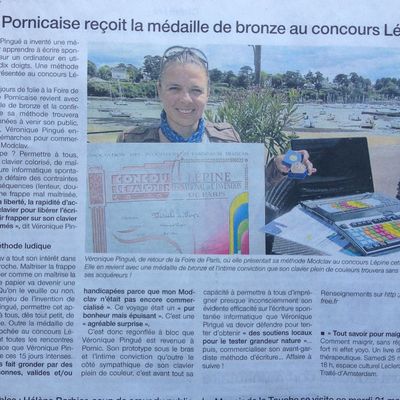 Médaille de bronze au Concours Lépine