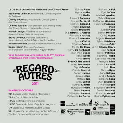 Vernissage : Biennale 2011/ Le regard des autres