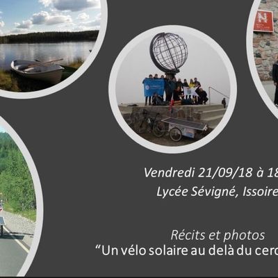 Un vélo solaire au delà du cercle polaire