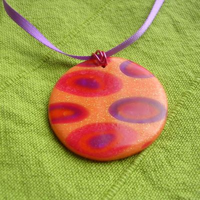 Première cane cible en fimo