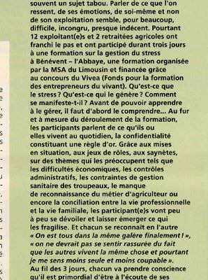 Formation Gestion du stress DFAM03 (Allier)